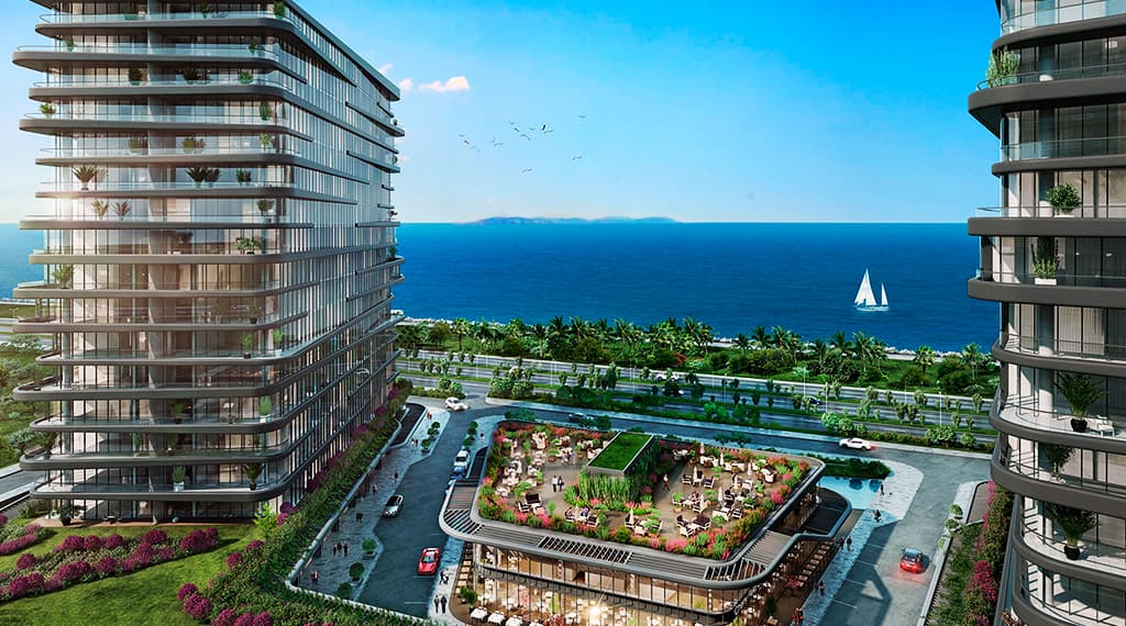 Luxury Furnished Sea View Apartment – Yedi Mavi Project, Istanbul