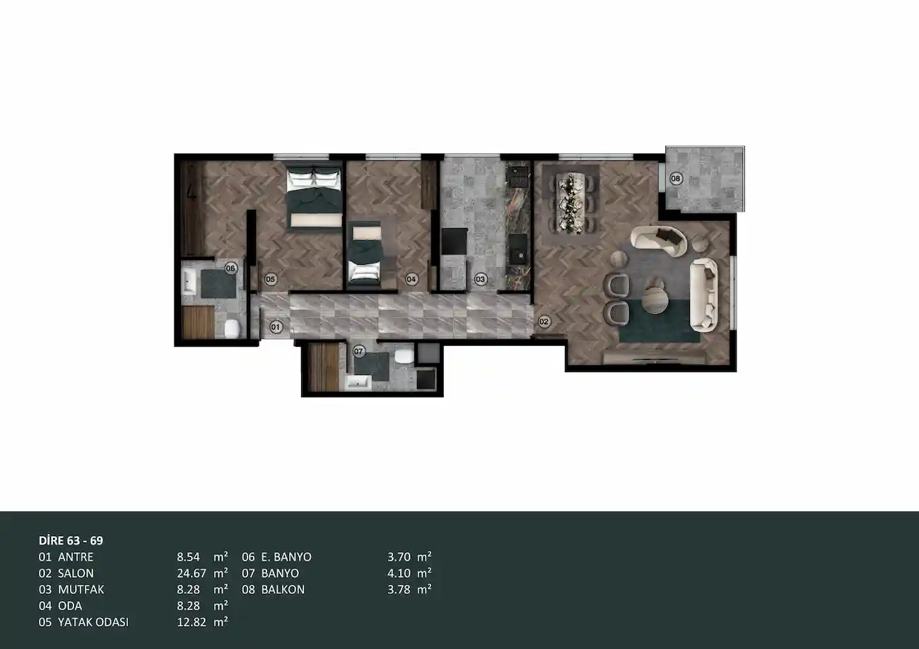 Image of Tutku Blue Panorama