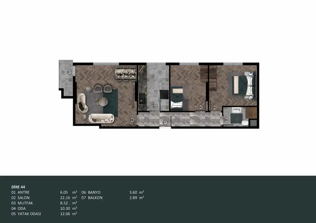 Image of Tutku Blue Panorama