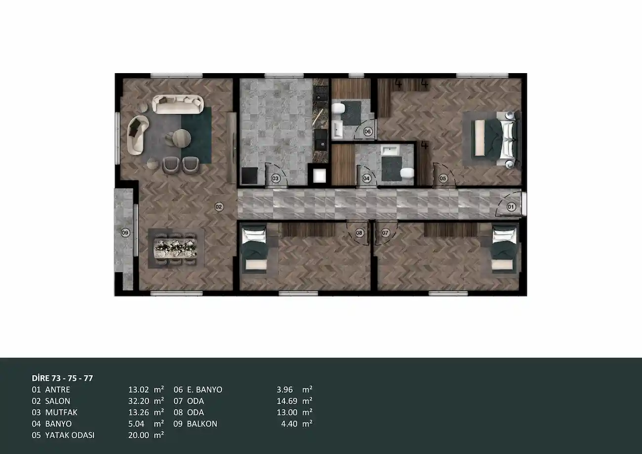 Image of Tutku Blue Panorama