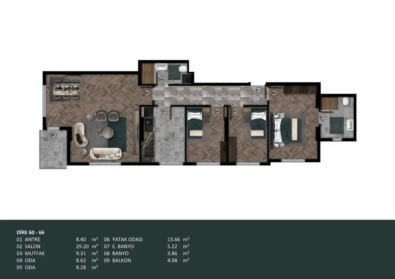 Image of Tutku Blue Panorama