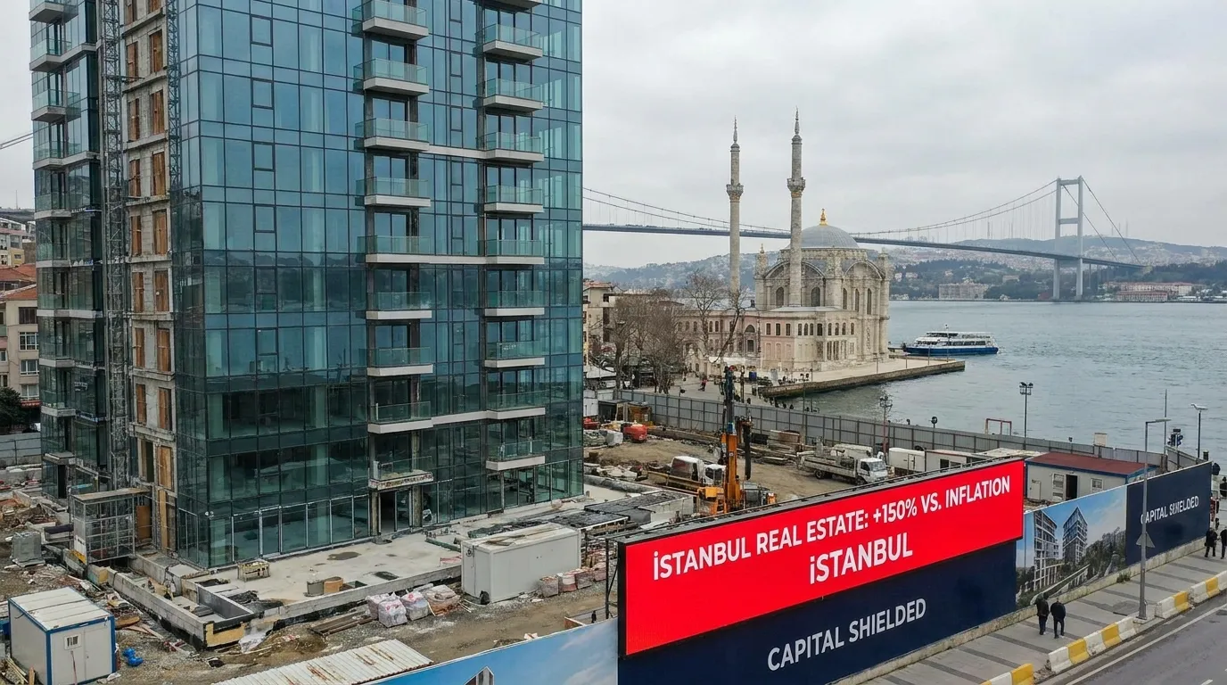 التحوط الأمثل: كيف تفوقت عقارات إسطنبول على التضخم وحمت رأس المال بالدولار