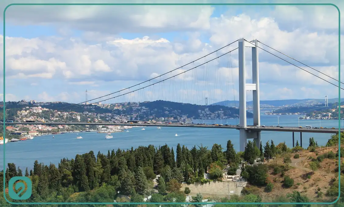 جسر البوسفور في مدينة اسطنبول